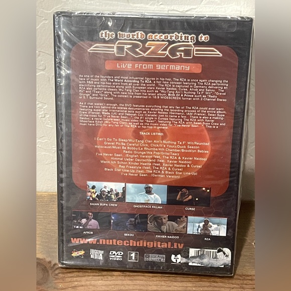 SOLD ✅NEW & Sealed The World According To RZA Live From Germany Hip Hop Star DVD - Picture 3 of 5